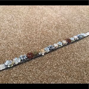 Loft Beaded Floral Belt